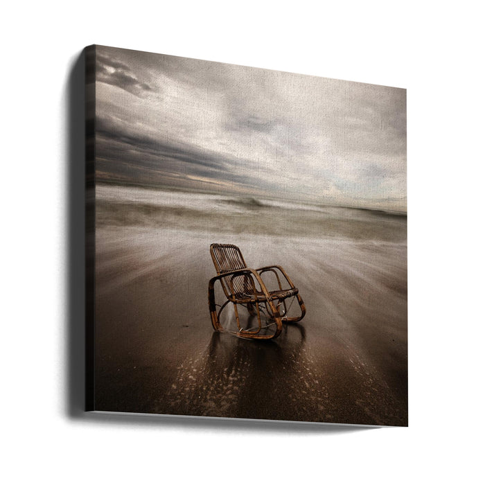 La sedia by Massimo Della Latta Square Canvas Print Art for Modern Home Decor. Decorate your office or living room with canvas artwork