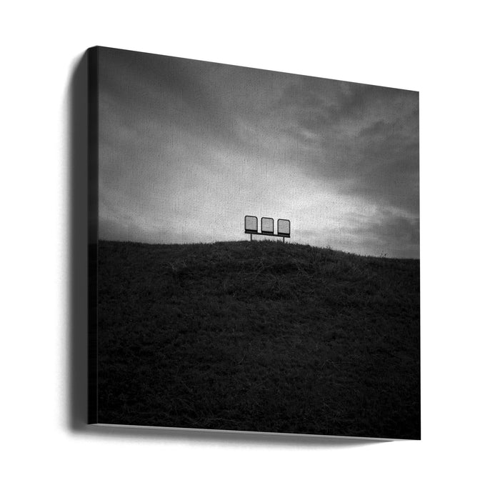 Emptiness by Jan Rauwerdink Square Canvas Print Art for Modern Home Decor. Decorate your office or living room with canvas artwork
