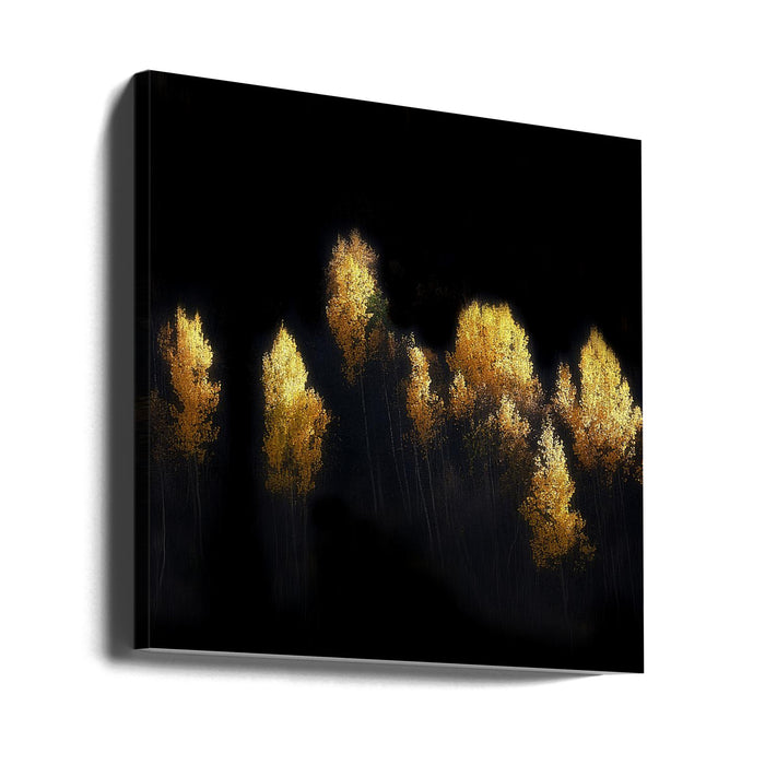 Ushguli Impression by Mozart Chan Square Canvas Print Art for Modern Home Decor. Decorate your office or living room with canvas artwork