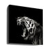 Primal Yawn #4 Square Canvas Art  Christian Meermann 