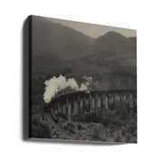 Hogwarts Express by Pawel Majewski Square Canvas Print Art for Modern Home Decor. Decorate your office or living room with canvas artwork
