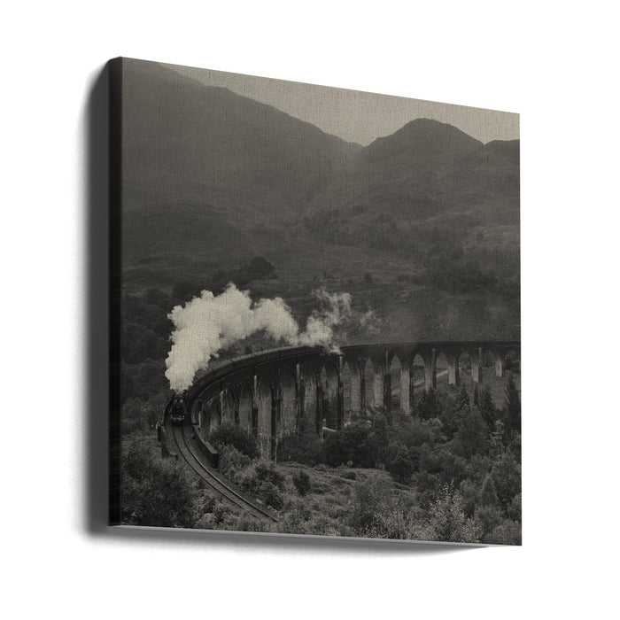 Hogwarts Express by Pawel Majewski Square Canvas Print Art for Modern Home Decor. Decorate your office or living room with canvas artwork