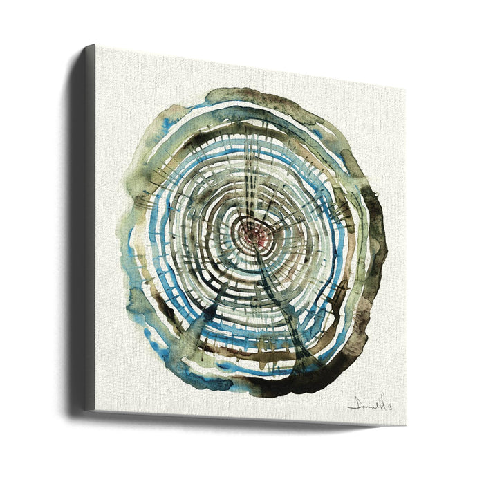 Water Oak Square Canvas Art  Dan Hobday 