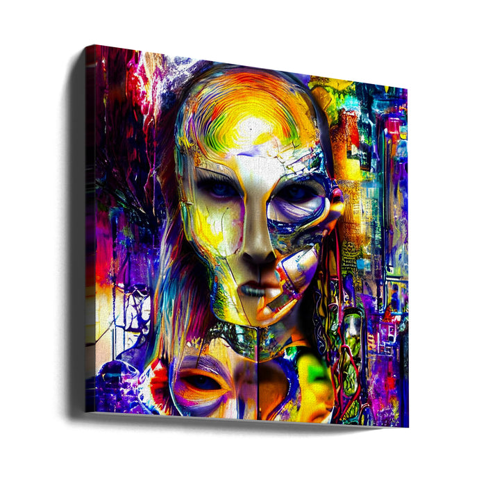 AZ05 by mnemonixART Square Canvas Print Art for Modern Home Decor. Decorate your office or living room with canvas artwork