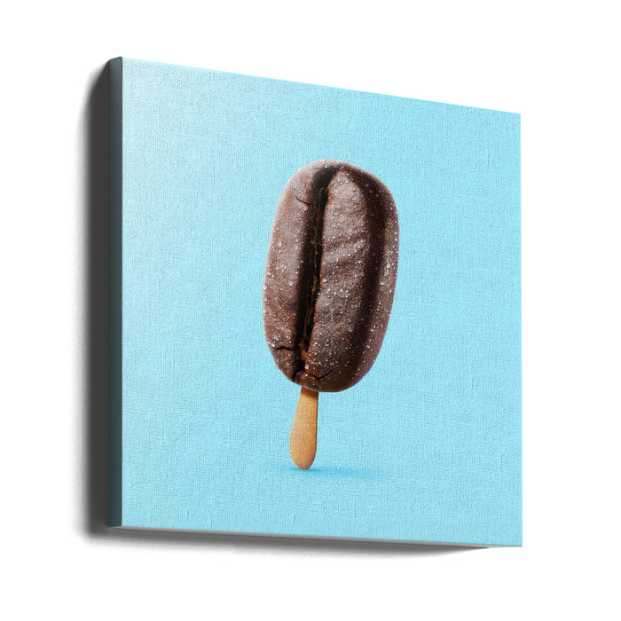 Ice Ice Coffee by Artem Pozdniakov Square Canvas Print Art for Modern Home Decor. Decorate your office or living room with canvas artwork