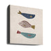Paluklar 02 Square Canvas Art  Emel Tunaboylu 
