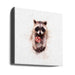 Baby Racoon by Emel Tunaboylu Square Canvas Print Art for Modern Home Decor. Decorate your office or living room with canvas artwork