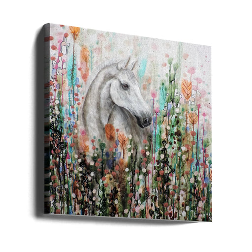 Ame Sauvage by Sylvie Demers Square Canvas Print Art for Modern Home Decor. Decorate your office or living room with canvas artwork