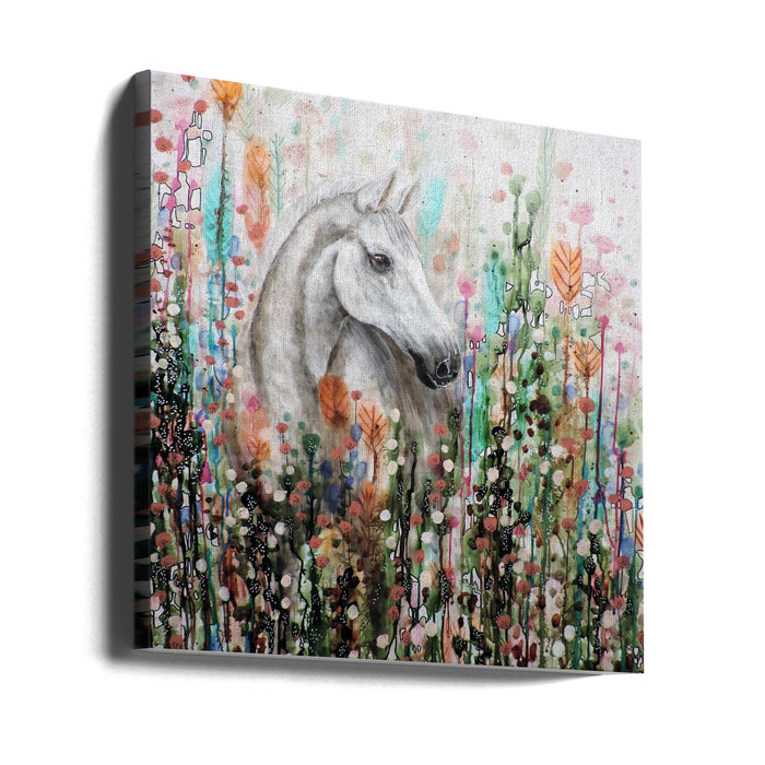 Ame Sauvage by Sylvie Demers Square Canvas Print Art for Modern Home Decor. Decorate your office or living room with canvas artwork