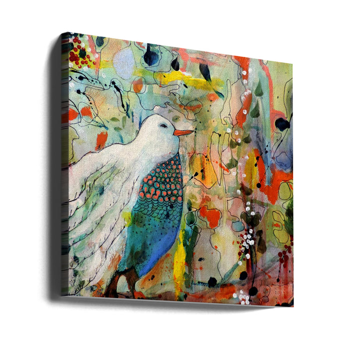 Vers Toi Carre by Sylvie Demers Square Canvas Print Art for Modern Home Decor. Decorate your office or living room with canvas artwork