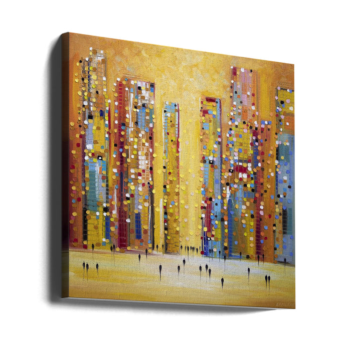 Sunset Reverie by Ekaterina Ermilkina Square Canvas Print Art for Modern Home Decor. Decorate your office or living room with canvas artwork