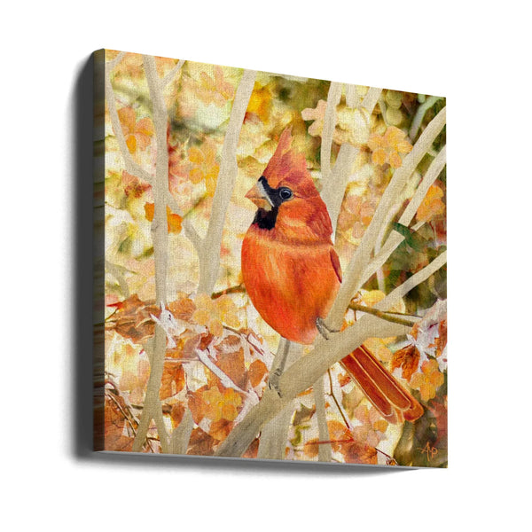 Entwined In Leaves by Angeles M. Pomata Square Canvas Print Art for Modern Home Decor. Decorate your office or living room with canvas artwork