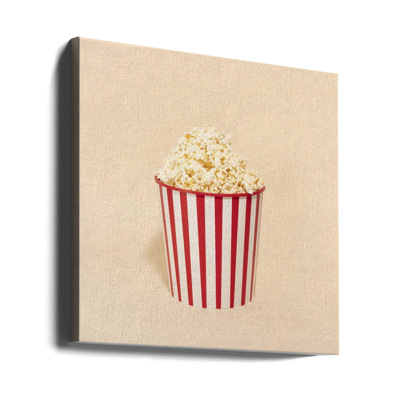 Palomitas.1.q by Julia Ramiro Square Canvas Print Art for Modern Home Decor. Decorate your office or living room with canvas artwork