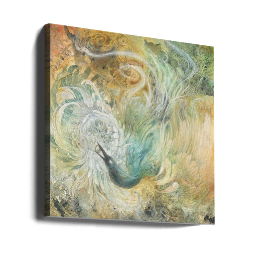In the Gardens of the Sun by Stephanie Law Square Canvas Print Art for Modern Home Decor. Decorate your office or living room with canvas artwork