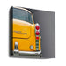 The Yellow Cab by Roland Weber Square Canvas Print Art for Modern Home Decor. Decorate your office or living room with canvas artwork