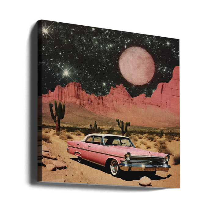 SpaceRide 8.0 by Samantha Hearn Square Canvas Print Art for Modern Home Decor. Decorate your office or living room with canvas artwork