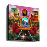 ALCHEMY by CosmoZach Square Canvas Print Art for Modern Home Decor. Decorate your office or living room with canvas artwork