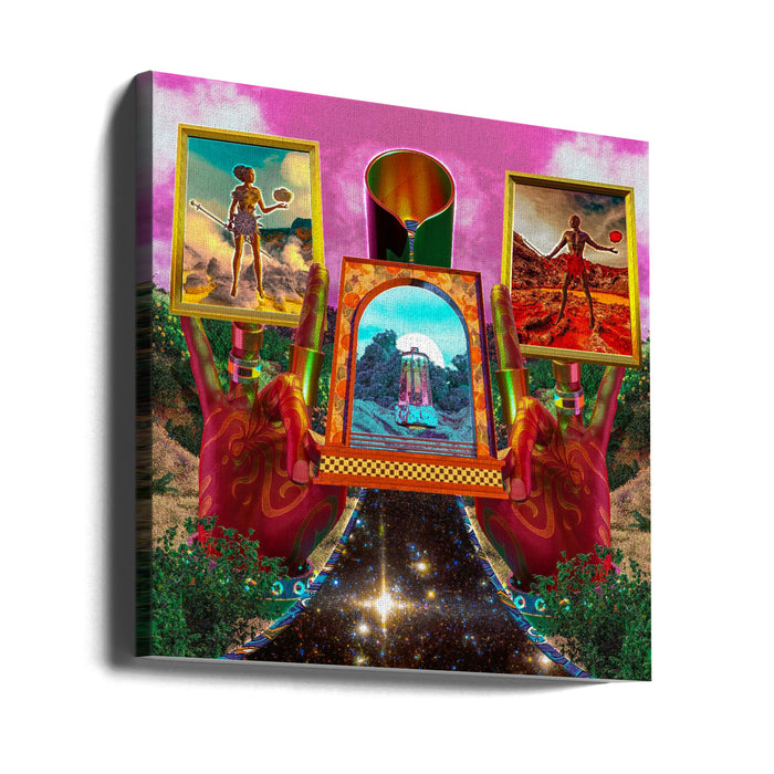 ALCHEMY by CosmoZach Square Canvas Print Art for Modern Home Decor. Decorate your office or living room with canvas artwork