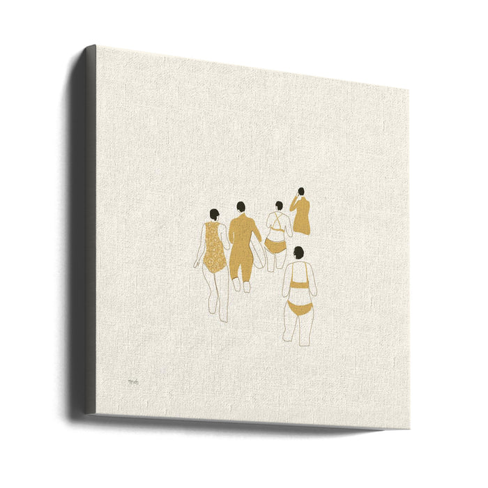 Sunset Gazing by Andi Bell Art Square Canvas Print Art for Modern Home Decor. Decorate your office or living room with canvas artwork