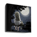Under the moon by EMELIEmaria Square Canvas Print Art for Modern Home Decor. Decorate your office or living room with canvas artwork
