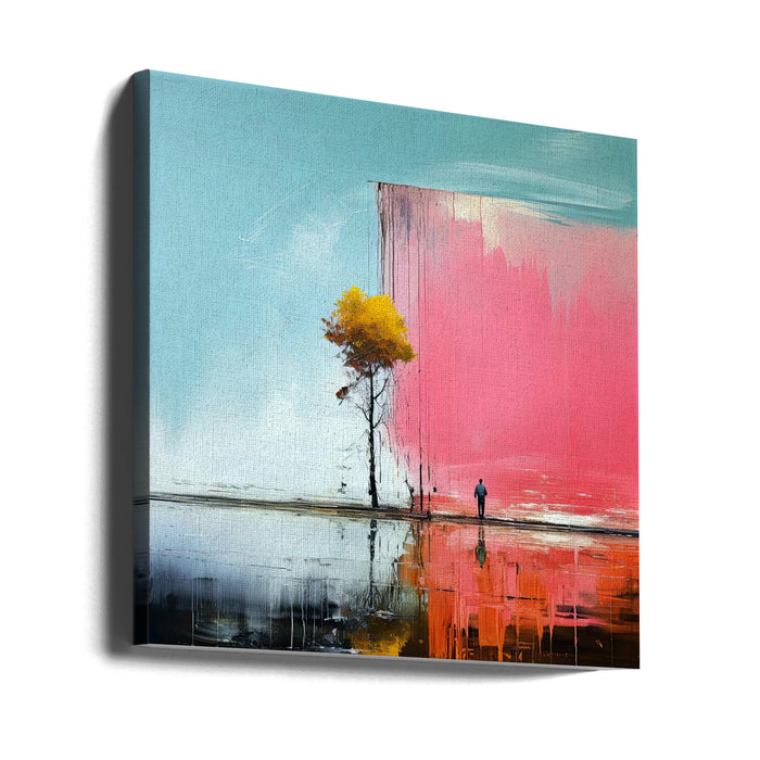Second World 4 by Justyna Jaszke Square Canvas Print Art for Modern Home Decor. Decorate your office or living room with canvas artwork