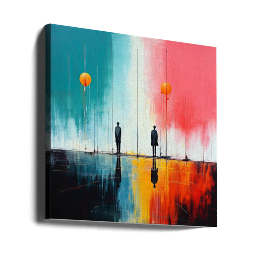 Second World 6 by Justyna Jaszke Square Canvas Print Art for Modern Home Decor. Decorate your office or living room with canvas artwork