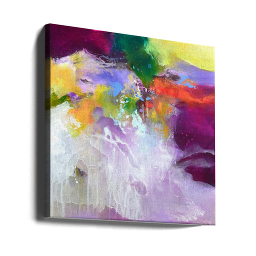Adventure awaits Square Canvas Print Art  Kirsten Handelmann 