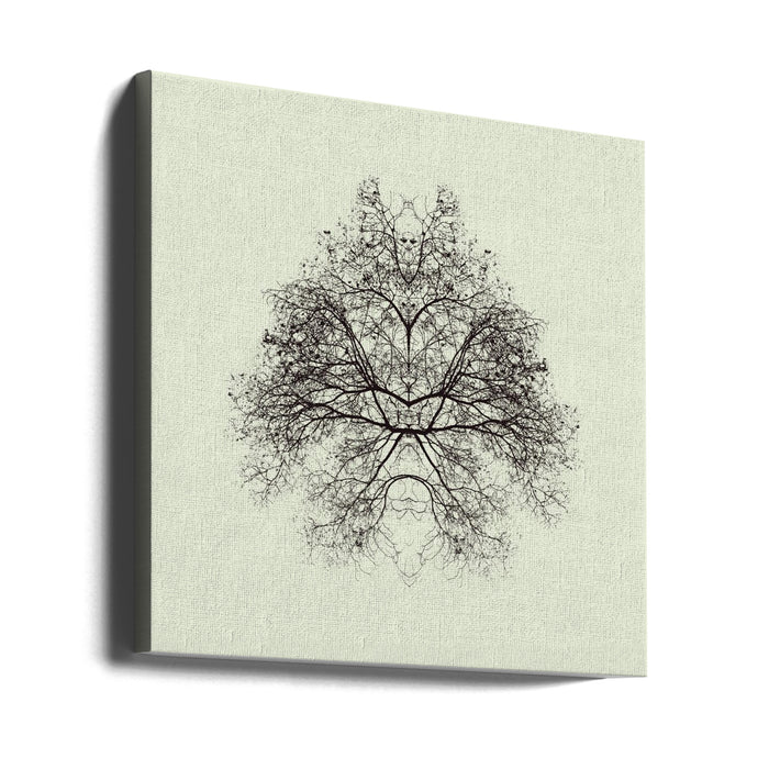 Rorschach Test by Nadav Jonas Square Canvas Print Art for Modern Home Decor. Decorate your office or living room with canvas artwork