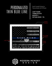 Correctional Officer Thin Gray Line Flag Framed Picture Frame Store New Jersey