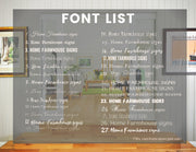 Custom typography Framed wall art poster print