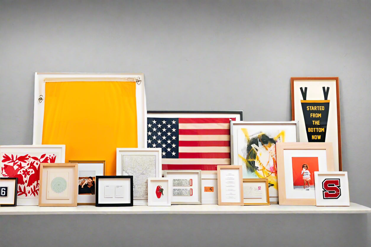Black wood picture frame Custom Framing picture frame shop New Jersey Poster framing wall art 