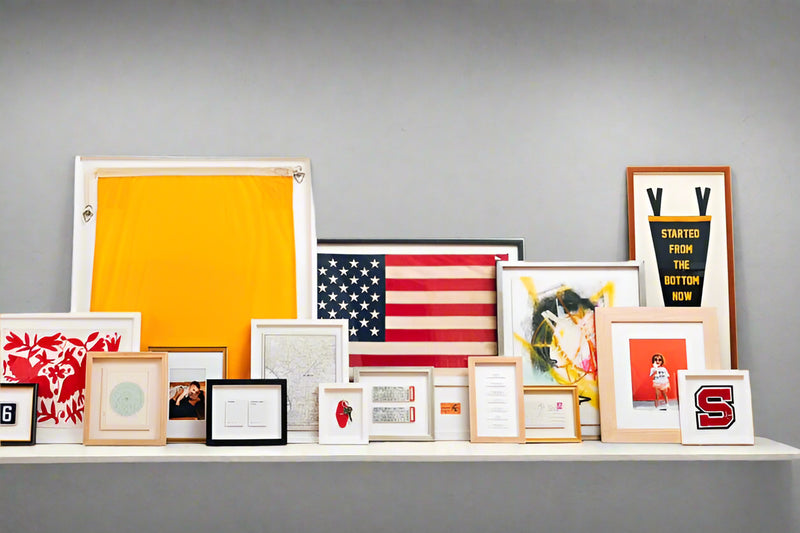 Black wood picture frame Custom Framing picture frame shop New Jersey Poster framing wall art 