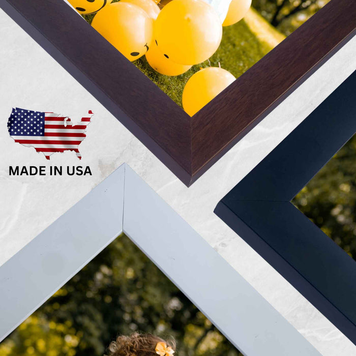 35x7 White Picture Frame For 35 x 7 Poster Art Photo - New Jersey Frame shop custom framing