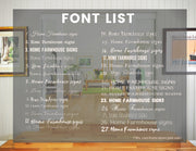 Framed Custom Print Poster Typography sign