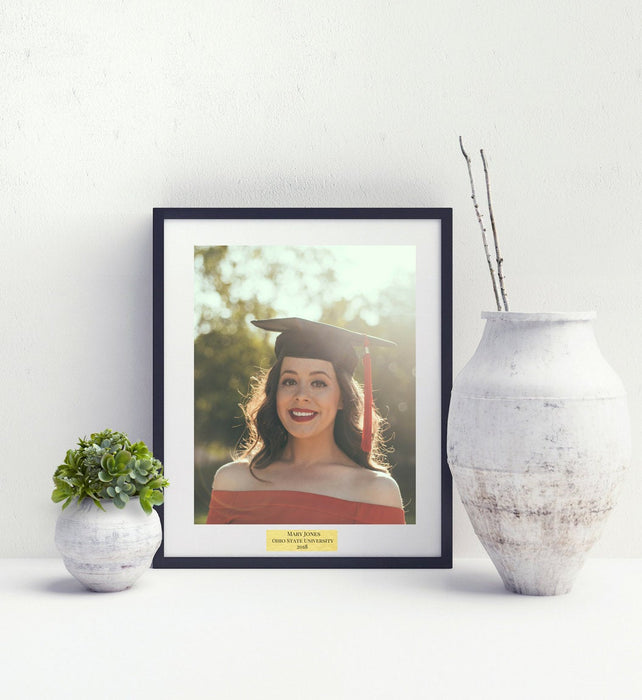 Graduation personalized diploma frame Grad Photo