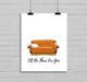 Friends TV Show I'll Be There For You movie poster picture frame art
