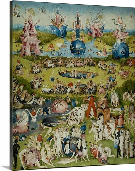 Garden of Earthly Delights by Hieronymus Bosch Canvas Classic Artwork