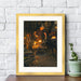 Modern Flat Lighting Gold Picture Frame  shopmodernmemory.com 