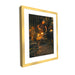 Modern Flat Lighting Gold Picture Frame  shopmodernmemory.com 