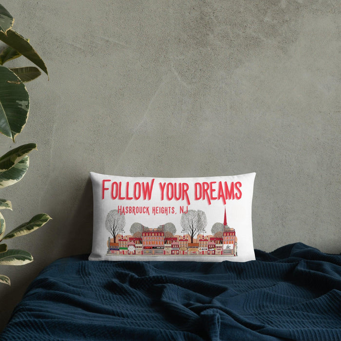 Hasbrouck Heights New Jersey Follow your Dream Pillow Case - Modern Memory Design Picture frames - New Jersey Frame shop custom framing