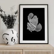 White Love Framed Art Andi Halil | Home or Office Art