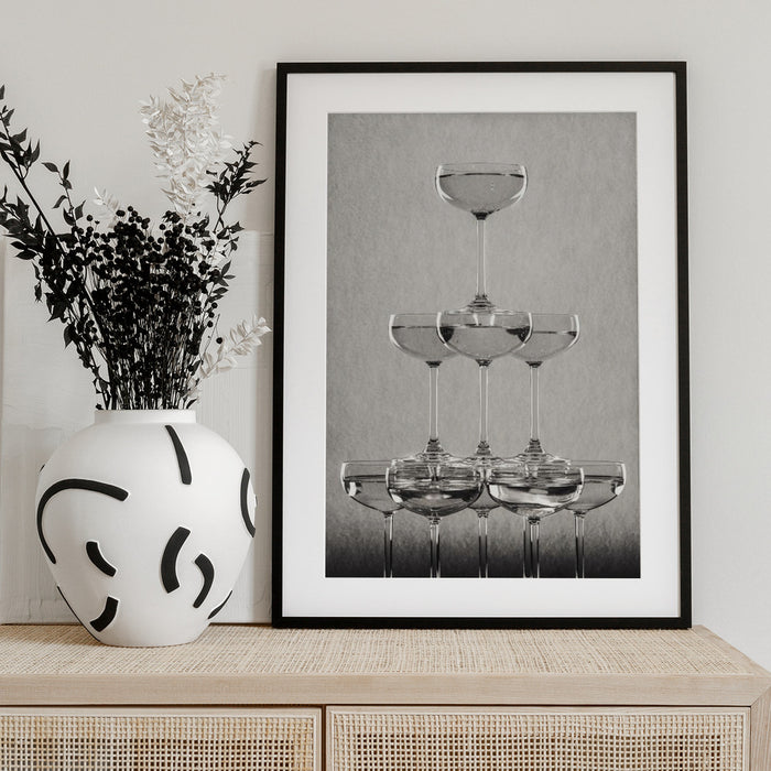 Champagne tower_9 - Pictufy Studio III Framed Art | Home or Office Art