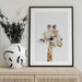 Floral Baby Giraffe Framed Art Lola Peacock | Home or Office Art