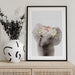 Floral Baby Elephant Framed Art Lola Peacock | Home or Office Art