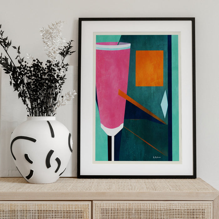 Mon Petite Crement Rosé - Bo Anderson Framed Art | Home or Office Art