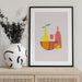 Still Life With Wine and Bottles - Little Dean Framed Art | Home or Office Art