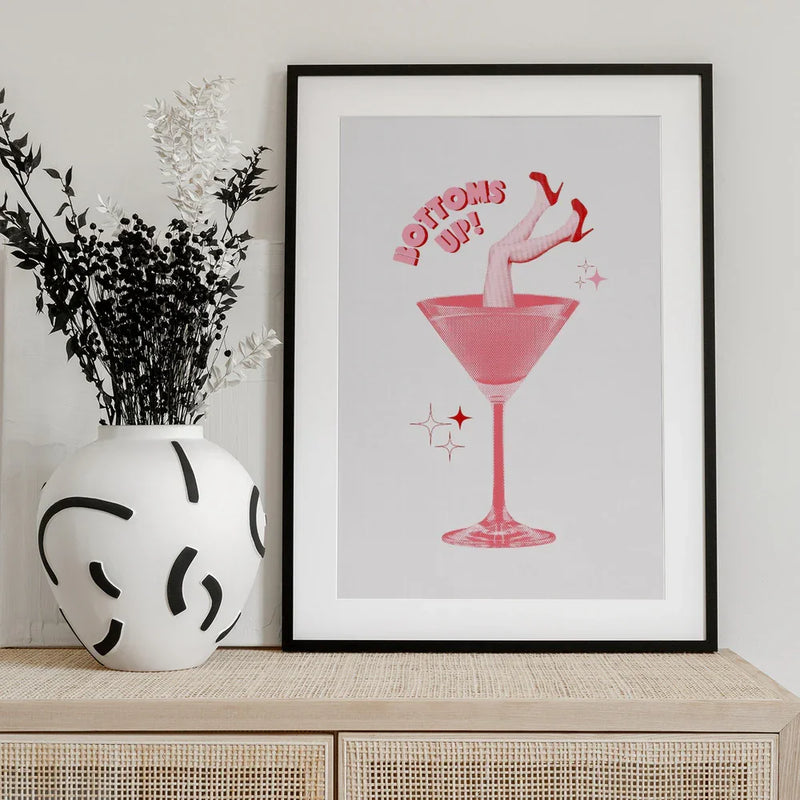 Martini Mischief - Athene Fritsch Framed Art | Home or Office Art