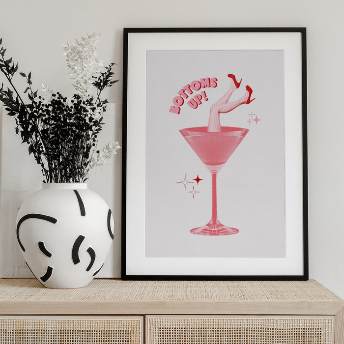 Martini Mischief - Athene Fritsch Framed Art | Home or Office Art