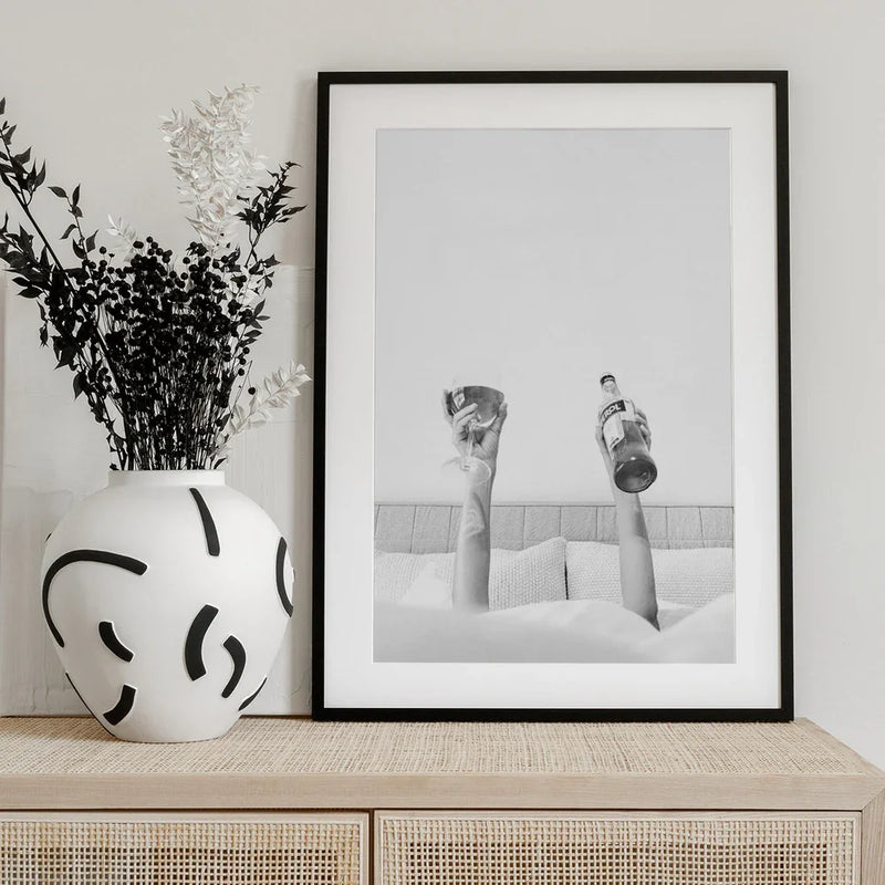 Aperol In Bed Grainy - Pictufy Studio III Framed Art | Home or Office Art