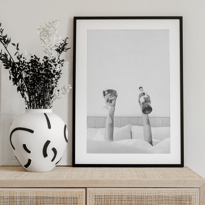 Aperol In Bed Grainy - Pictufy Studio III Framed Art | Home or Office Art